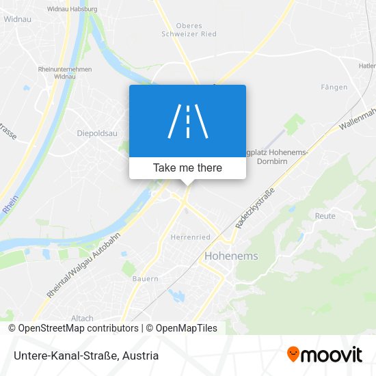 Untere-Kanal-Straße map