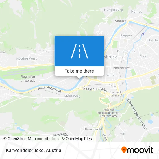 Karwendelbrücke map