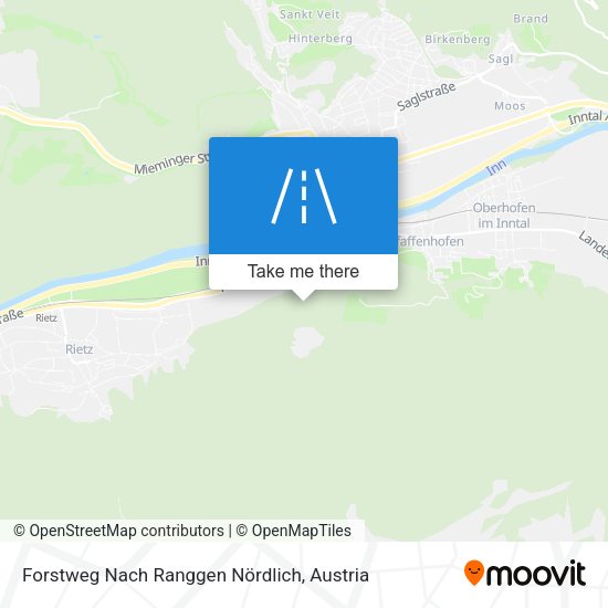 Forstweg Nach Ranggen Nördlich map