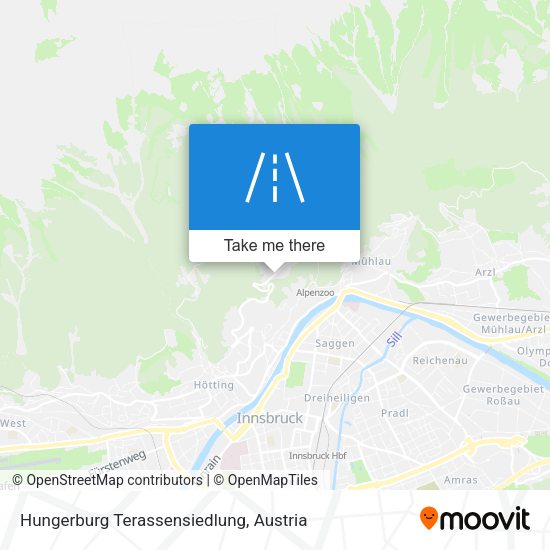 Hungerburg Terassensiedlung map