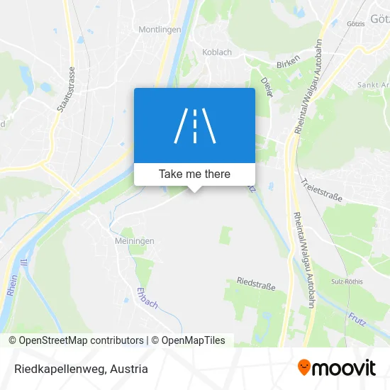 Riedkapellenweg map
