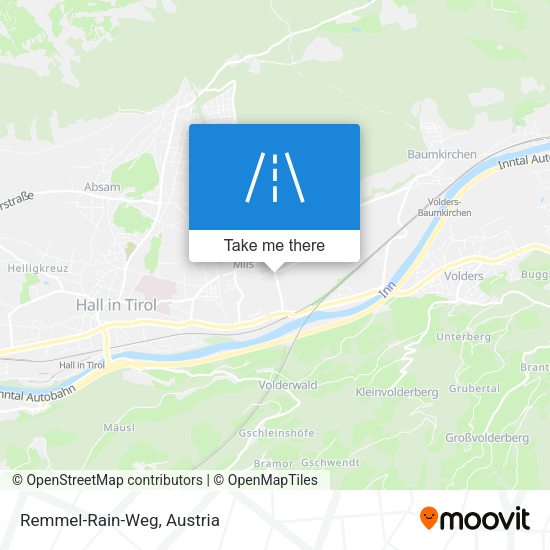 Remmel-Rain-Weg map