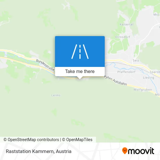 Raststation Kammern map