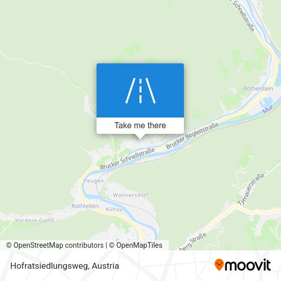 Hofratsiedlungsweg map