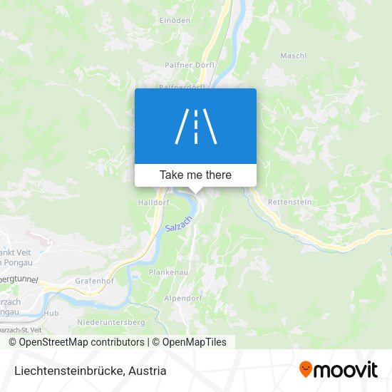 Liechtensteinbrücke map