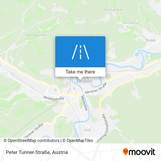 Peter Tunner-Straße map