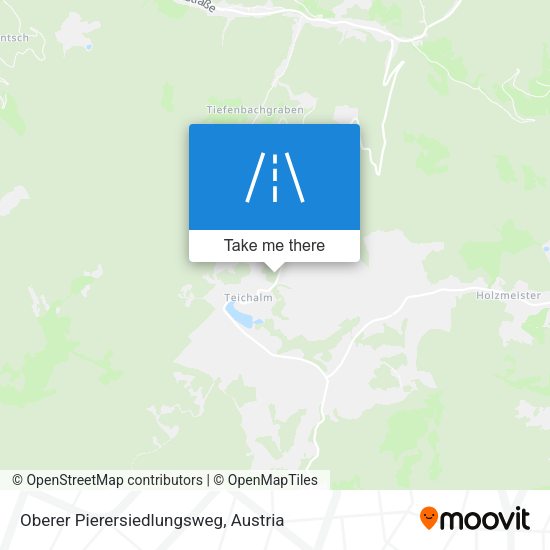 Oberer Pierersiedlungsweg map