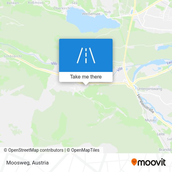 Moosweg map