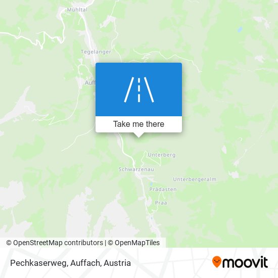 Pechkaserweg, Auffach map