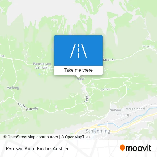 Ramsau Kulm Kirche map