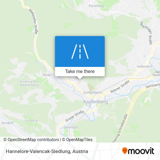 Hannelore-Valencak-Siedlung map
