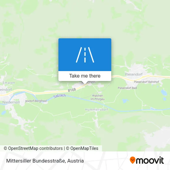 Mittersiller Bundesstraße map
