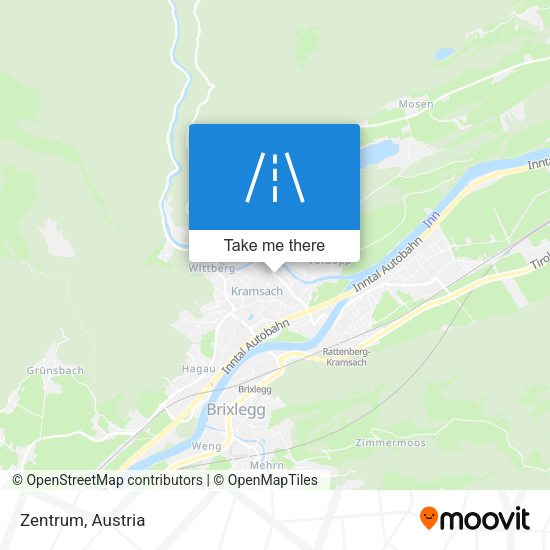 Zentrum map