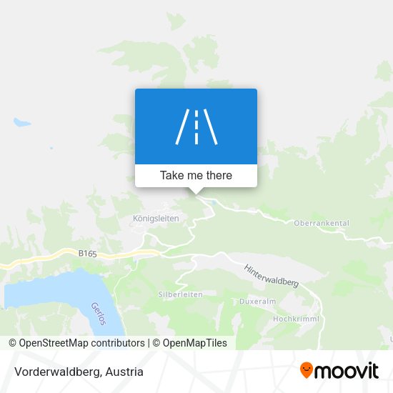 Vorderwaldberg map