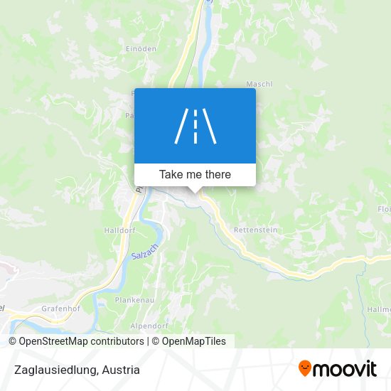 Zaglausiedlung map