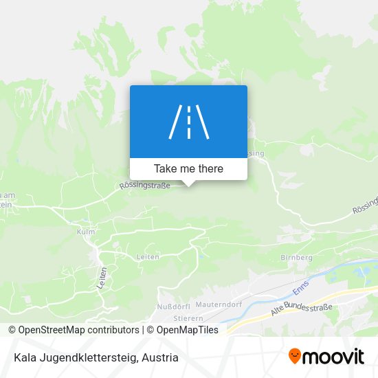 Kala Jugendklettersteig map