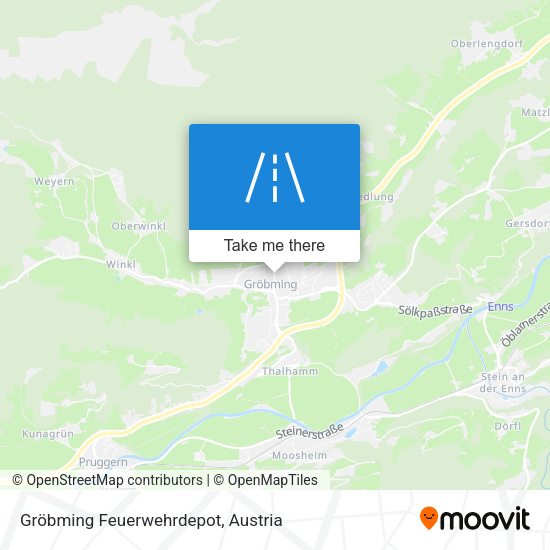 Gröbming Feuerwehrdepot map