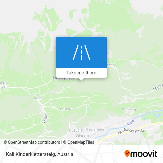 Kali Kinderklettersteig map