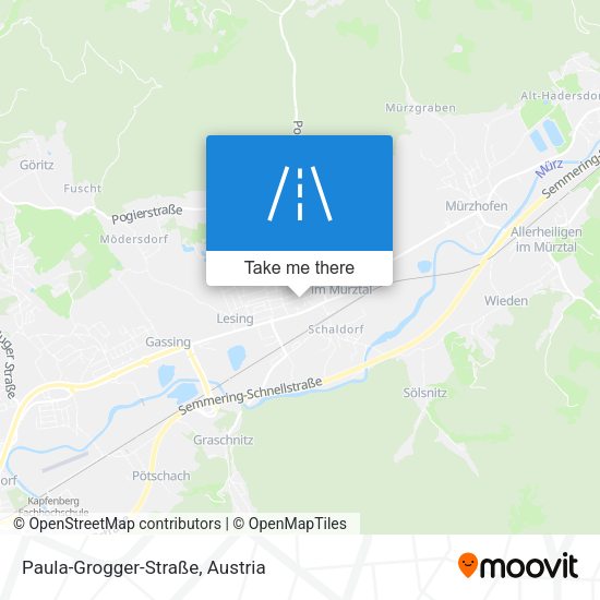 Paula-Grogger-Straße map