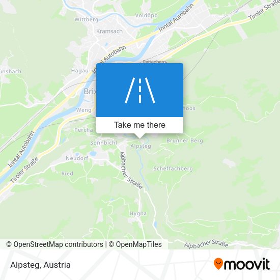 Alpsteg map