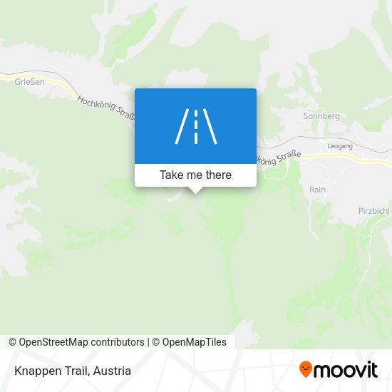 Knappen Trail map