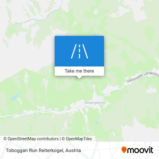 Toboggan Run Reiterkogel map