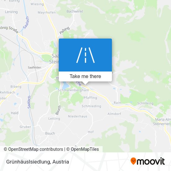 Grünhäuslsiedlung map
