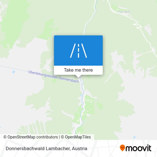 Donnersbachwald Lambacher map