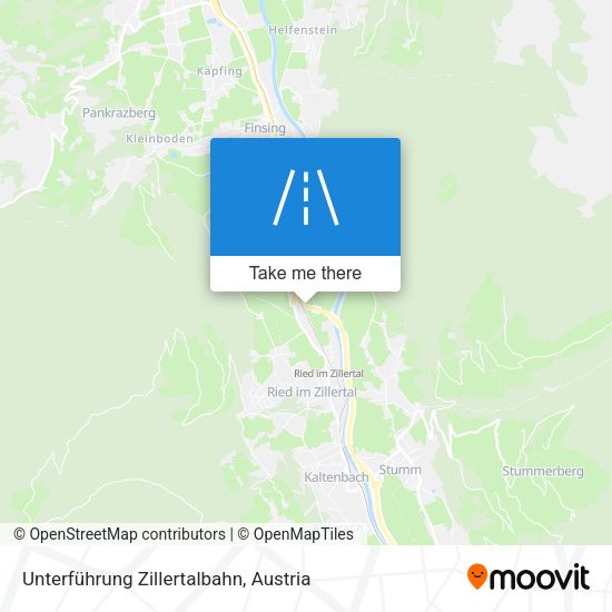 Unterführung Zillertalbahn map