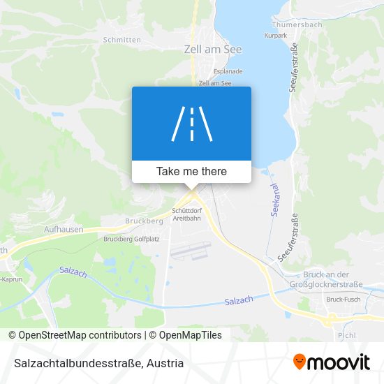 Salzachtalbundesstraße map