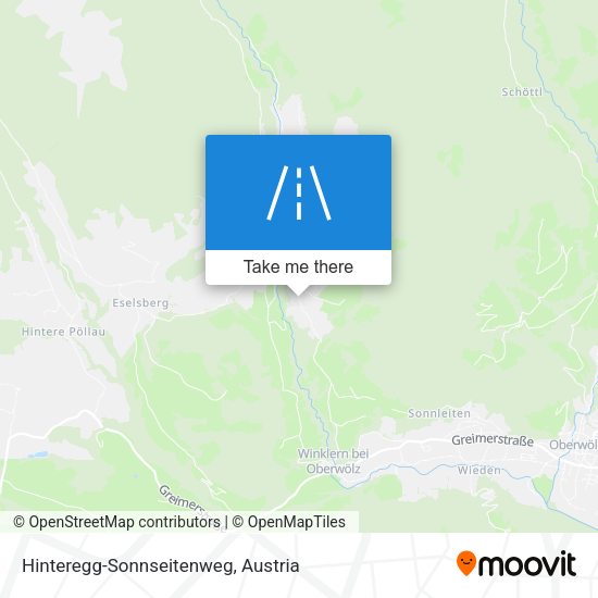 Hinteregg-Sonnseitenweg map