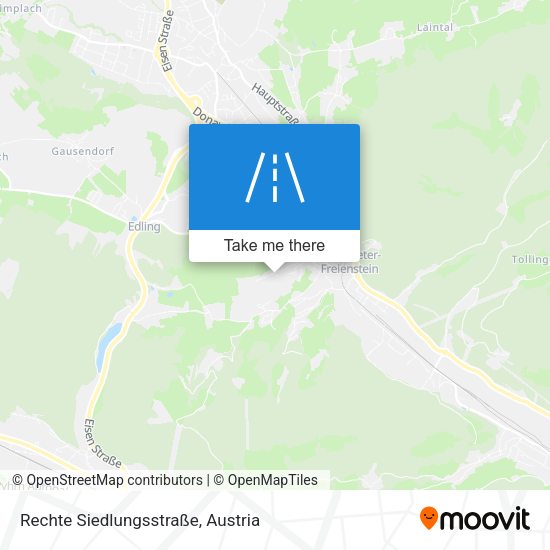 Rechte Siedlungsstraße map