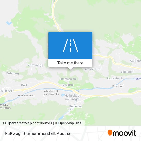 Fußweg Thurnummerstall map