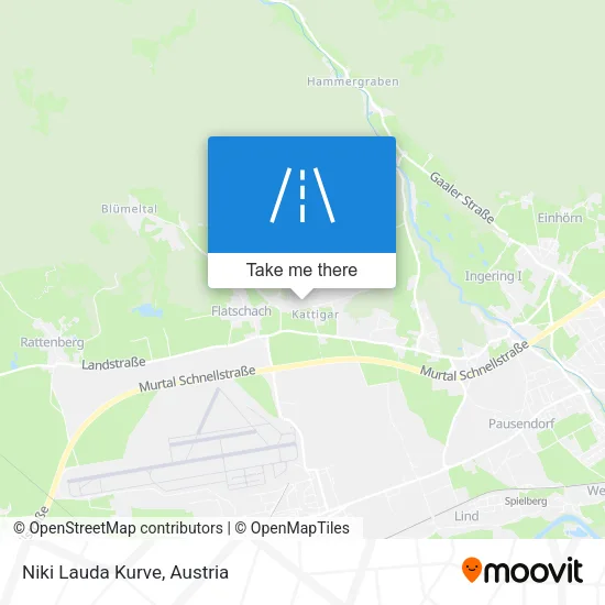 Niki Lauda Kurve map