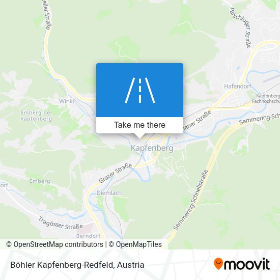 Böhler Kapfenberg-Redfeld map