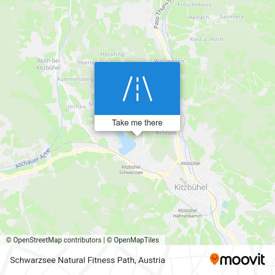 Schwarzsee Natural Fitness Path map