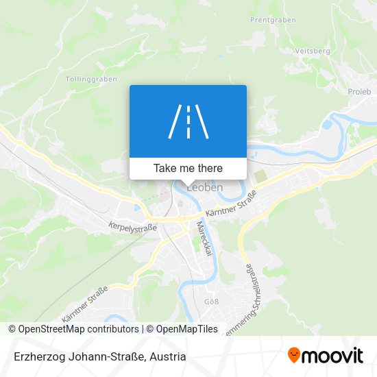 Erzherzog Johann-Straße map