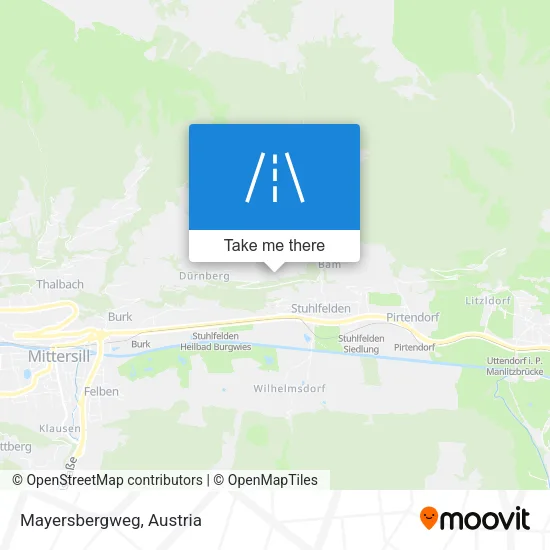 Mayersbergweg map
