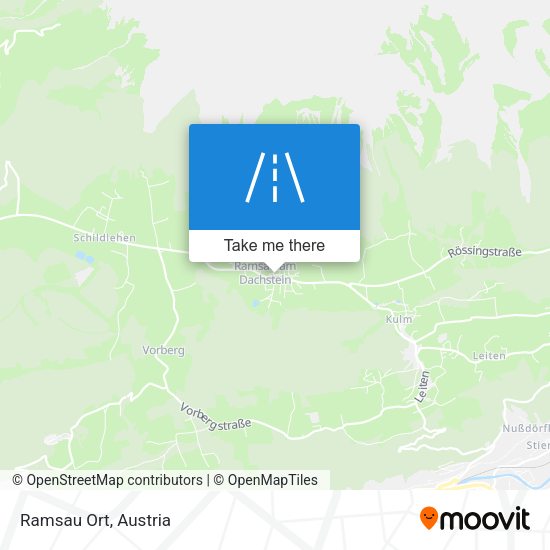 Ramsau Ort map