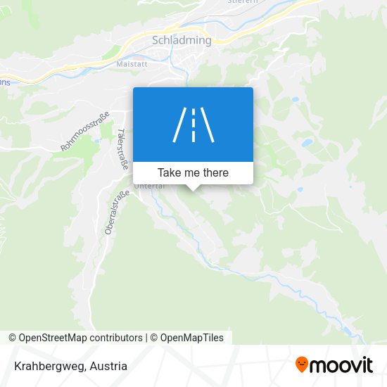 Krahbergweg map