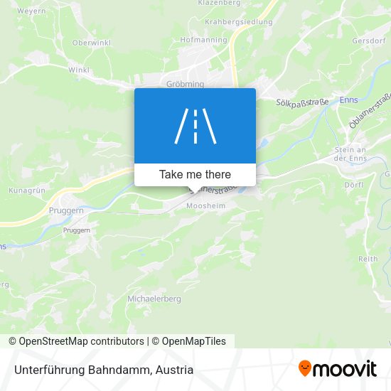 Unterführung Bahndamm map