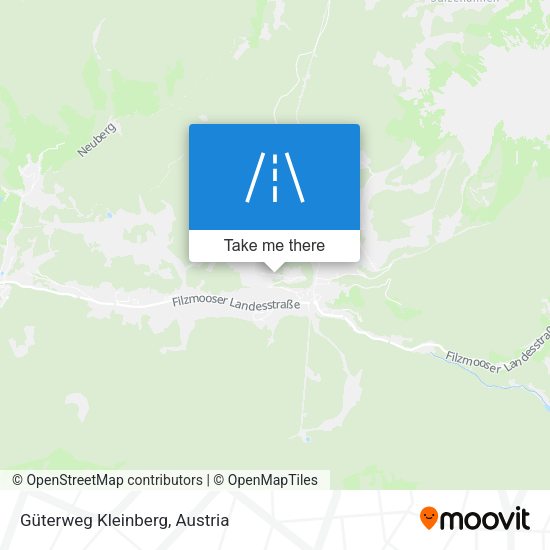 Güterweg Kleinberg map