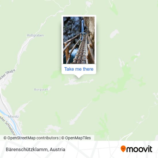 Bärenschützklamm map