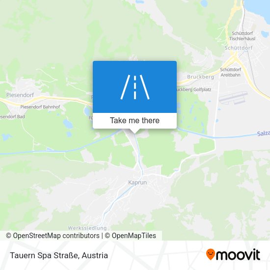 Tauern Spa Straße map