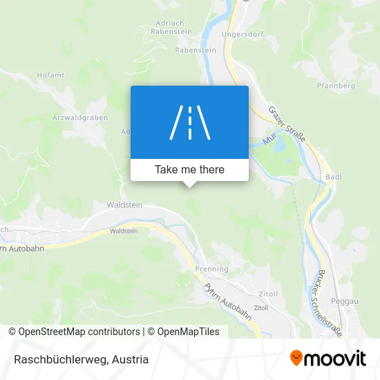 Raschbüchlerweg map