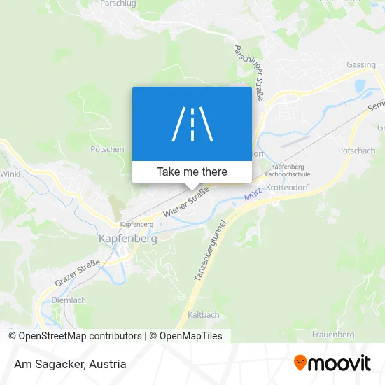 Am Sagacker map