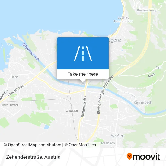 Zehenderstraße map