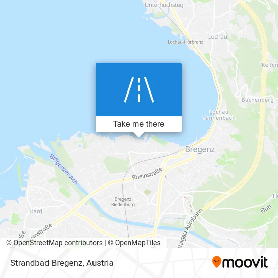 Strandbad Bregenz map