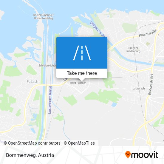 Bommenweg map