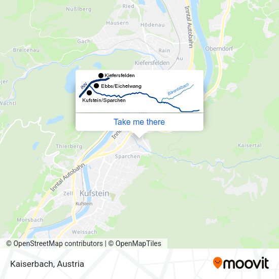 Kaiserbach map